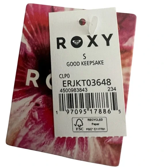 Roxy Crop Top With Criss Cross Back Design NWT - Picture 4 of 5